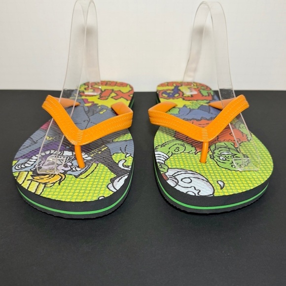 Mens Big Herc x TOXIC CRUSADERS Flip Flop Sandals 1 of 100 / Size 12 main image 8